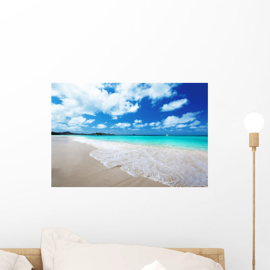 Beach Praslin Island Seychelles