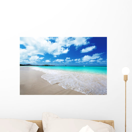 Beach Praslin Island Seychelles