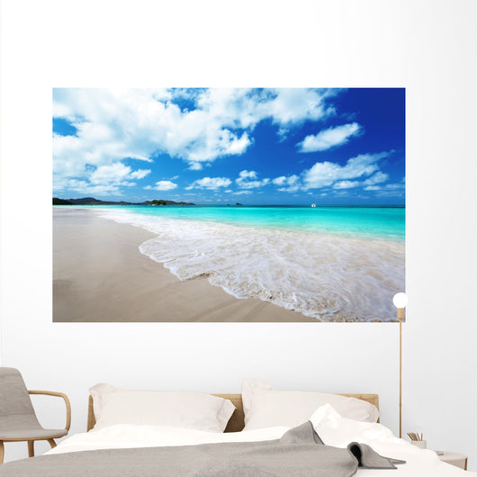 Beach Praslin Island Seychelles