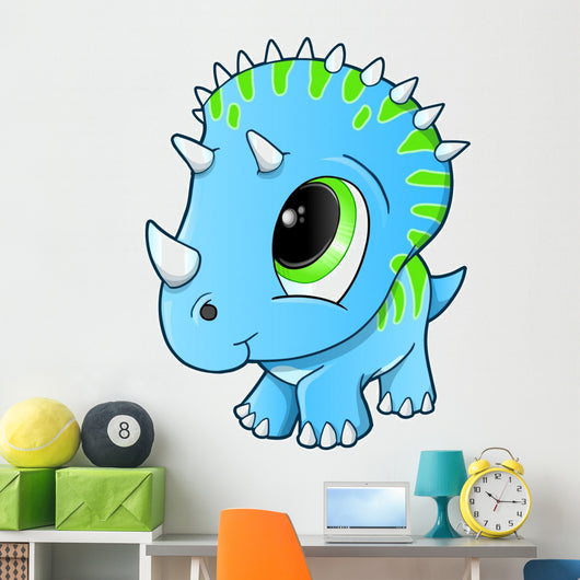 Cute Baby Triceratops Dinosaur
