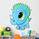 Cute Baby Triceratops Dinosaur