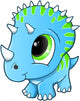 Cute Baby Triceratops Dinosaur