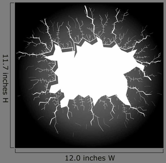 Light Hole with Cracks