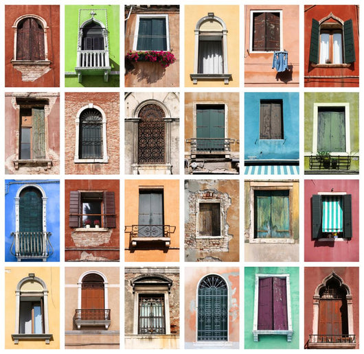 Windows Venice Italy