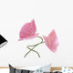 Pink Poppy Flowers Wall Decal
