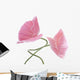 Pink Poppy Flowers Wall Decal