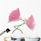 Pink Poppy Flowers Wall Decal