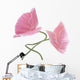 Pink Poppy Flowers Wall Decal