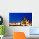 Night view of Red Square and Saint Basil s Cathedral in Moscow Wall Mural