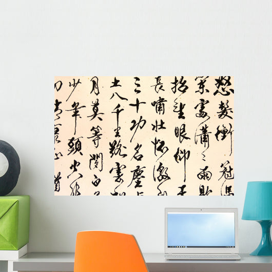 Ancient Chinese calligraph Wall Mural