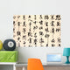Ancient Chinese calligraph Wall Mural