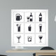 Black Drinks and Beverages Wall Mural