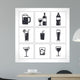 Black Drinks and Beverages Wall Mural