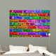 Multicolored Brick Wall