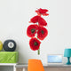 Red Poppies Wall Decal