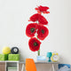 Red Poppies Wall Decal