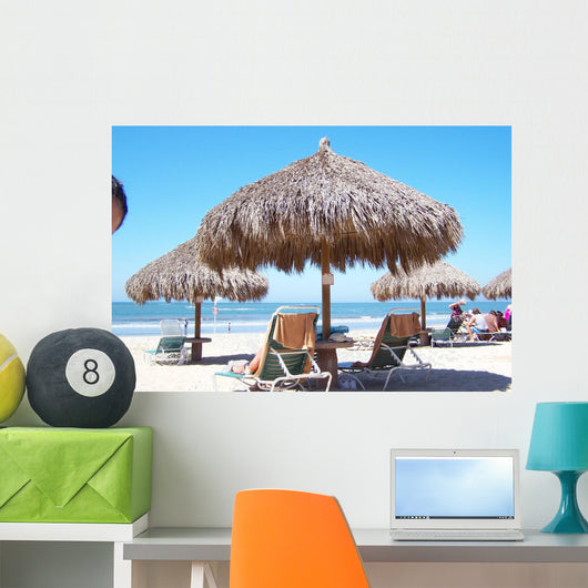 New Vallarta Palapa Wall Mural