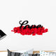 Valentines Day Love Sign Wall Mural