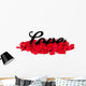 Valentines Day Love Sign Wall Mural