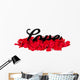 Valentines Day Love Sign Wall Mural