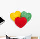 Wool Hearts Knitting Wall Decal
