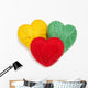 Wool Hearts Knitting Wall Decal