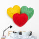 Wool Hearts Knitting Wall Decal