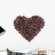 Coffee Beans Heart White