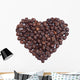 Coffee Beans Heart White