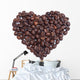 Coffee Beans Heart White
