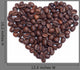 Coffee Beans Heart White