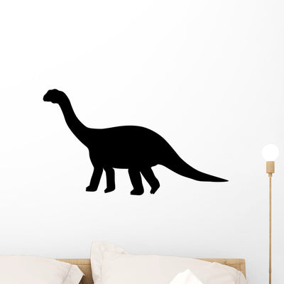 Camarasaurus Silhouette shown on a wall