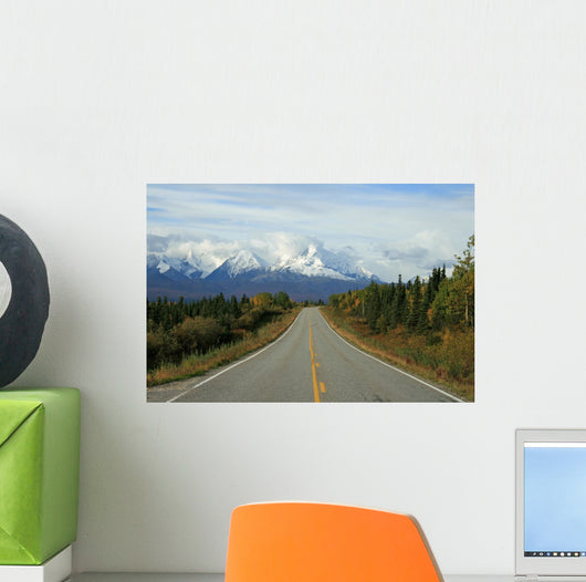 Alaskan Highway Wall Mural