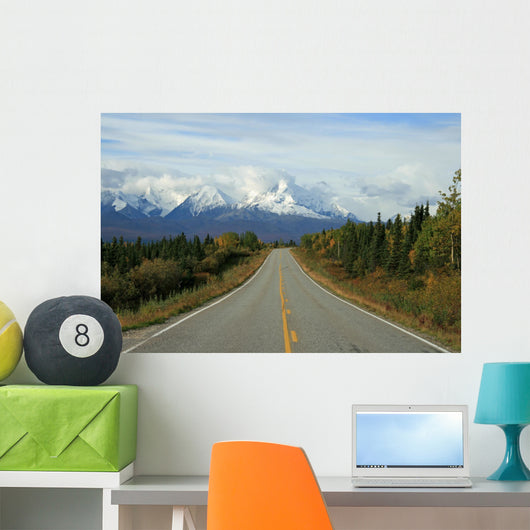 Alaskan Highway Wall Mural