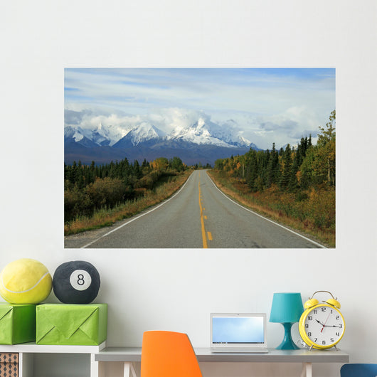 Alaskan Highway Wall Mural