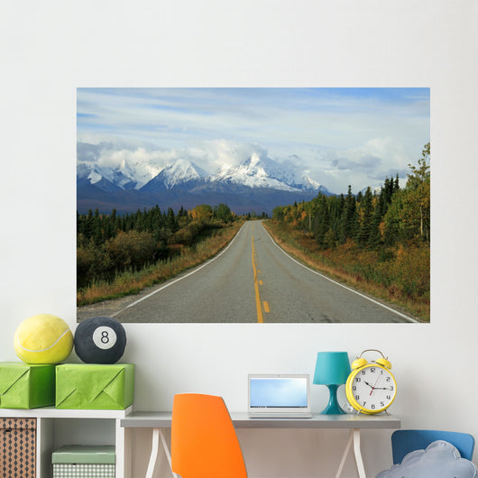 Alaskan Highway Wall Mural