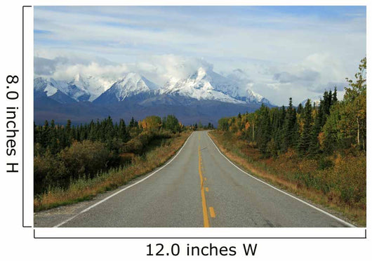 Alaskan Highway Wall Mural