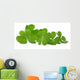 Decorative Clover Leaves over