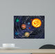 3D Solar System 9 Wall Mural