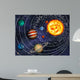 3D Solar System 9 Wall Mural