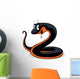 Black Snake Cartoon Wall Decal
