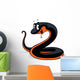 Black Snake Cartoon Wall Decal