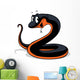 Black Snake Cartoon Wall Decal