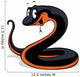 Black Snake Cartoon Wall Decal