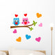 Valentines Day Card Wall Mural