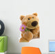 Soft Toy Bear with Wall Decal