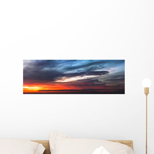 Tramonto Forte Contrasto Wall Mural
