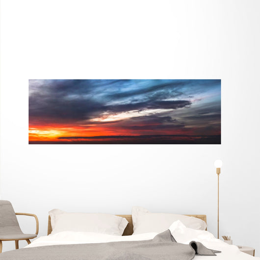 Tramonto Forte Contrasto Wall Mural