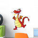 Happy Red Dragon Cartoon