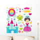 Princess Set Wall Mural